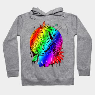 Rainbow Goddess of The Hijab Hoodie